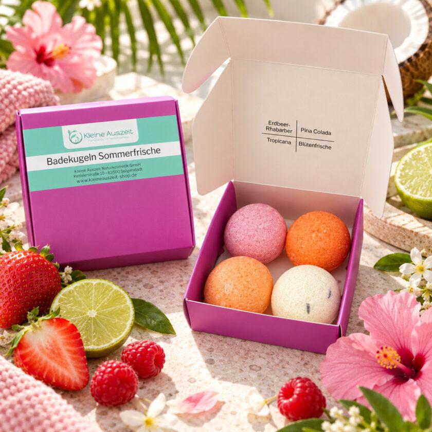 01_sommerfrische_badekugeln_im_spa_arrangement Badekugeln Sommerfrische