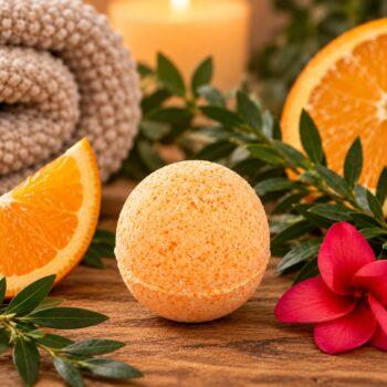 Badekugel Orangentraum