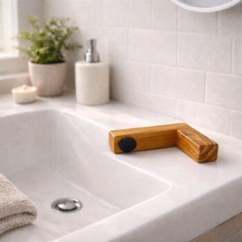 Magnet Seifenhalter Olivenholz