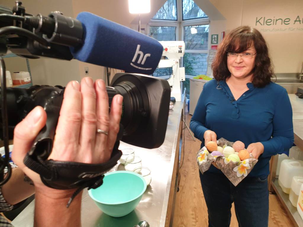 Drehtag mit HR-Fernsehen