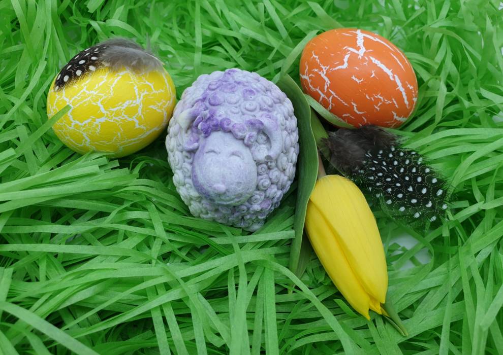 Osterlämmchen Lavendel Sole vegan • Kleine Auszeit